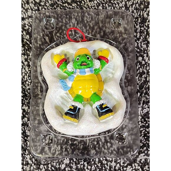 Christmas FRANKLIN the Turtle Ornament RARE Snow Angel - Picture 4 of 11